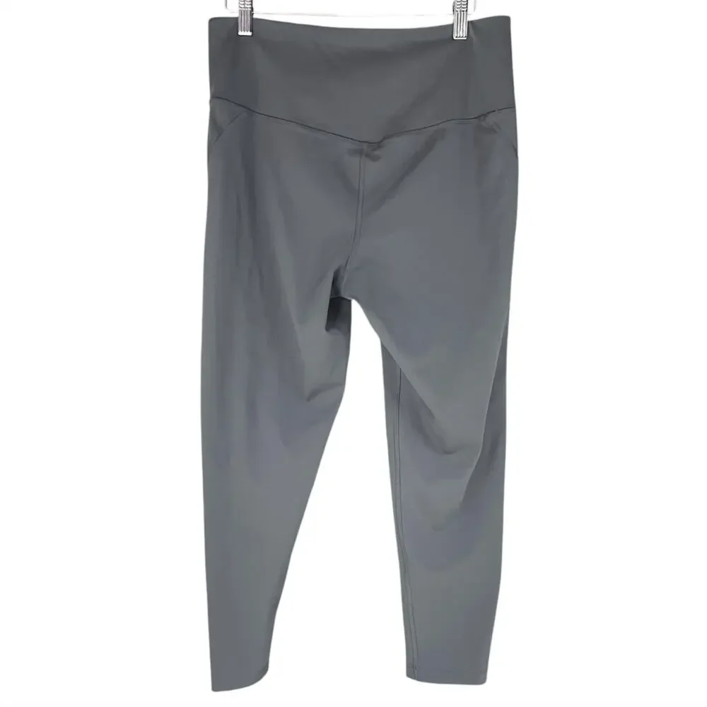 GIRLFRIEND COLLECTIVE Compressive High-Rise Capri Cropped Leggings Gray Size XL